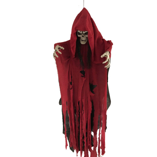 High Quality Creepy Hanging Pirate Party Skeleton Animated Halloween Decoration