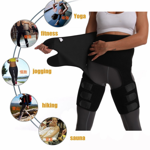 Compression neoprene Workout Sport Exercise Shape Wear Booty Belt Leg Thigh Trimmer Waist Trainer