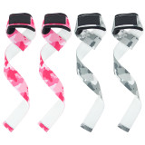 Custom Logo Deadlift Training Weight Lifting Straps For Wrist Gym Camo Powerifting Wrist Straps