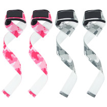 Custom Logo Deadlift Training Weight Lifting Straps For Wrist Gym Camo Powerifting Wrist Straps