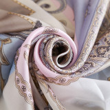 Hot 100% Silk Crepe Satin Scarf Shawl European Turkish Women Fashion Silk Scarves And Shawls 90x180