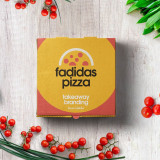 Custom printed design cajas de reusable corrugated shipping packaging cheap delivery pizza box