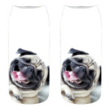 Customized New Cute Dog 3D Printed Socks Female Harajuku Style Creative Interesting Animal Cat Boat Socks