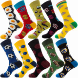 Amazon Autumn New Product Beer Tube Food Diamond Animal Men'S Fruit Cotton Socks