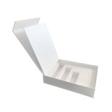 Flap Lid Foldable Packaging Cardboard Bespoke Custom Wigs Beauty Product Magnetic Closure Gift Box