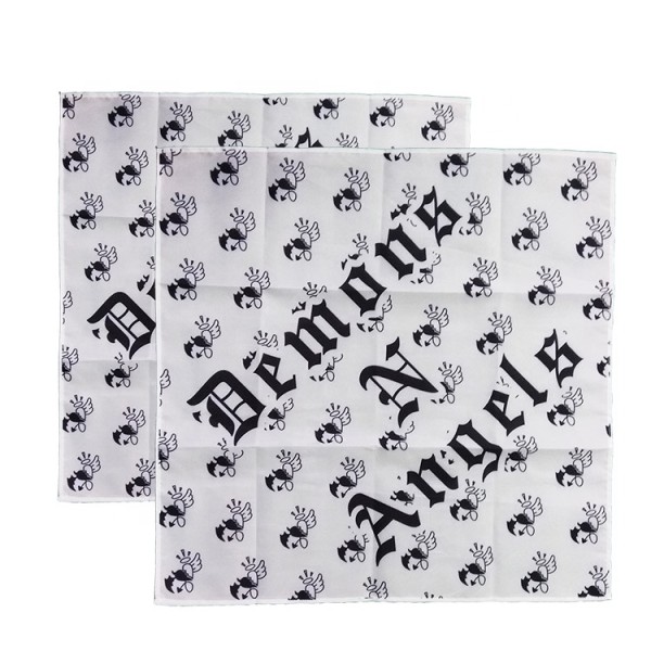 Factory Direct Sale Digital Print Custom Logo Good Quality Cotton Bandanas