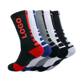 OEM Wholesale Compression Sport Elite Basketball Socks Anti Slip Football Socks Mens Breathable Athletic Socks Custom Logo