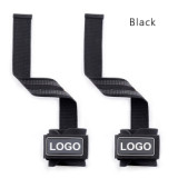 Custom Logo Bodybuilding Powerlifting Wrist Straps Grip  Strength Workout Training Weight Lifting Straps