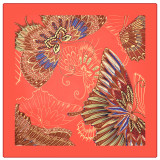 Custom Potala Pilgrimage Nation Style Twill New Ladies Silk Pattern Square Scarf