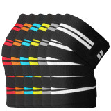 High Quality Adjustable Customized Size Weightlifting Fitness Powerlifting Knee wraps Straps for Squats