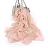 Silk Chiffon Scarf Ladies Long Large Size Shawls Fall Winter Women Neck Scarves Silk Organza Shawl