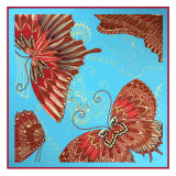 Custom Potala Pilgrimage Nation Style Twill New Ladies Silk Pattern Square Scarf
