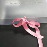 Eye Shadow Clear Plastic Small Packaging Box With Ribbon