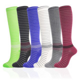 Men  Universal Compression Socks  Striped Over-Knee Long-Tube Sports Compression Ankle Socks  Coolmax Quick-Drying Socks