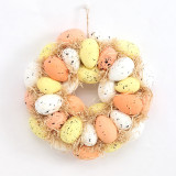 2022 New Design Colorfulr Egg Form Wreath Easter Decoration