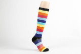 Wholesale Youth Knee High Colorful Wearable Compression Running Cycling Sport Socks