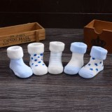 Autumn And Winter New Baby Socks Cartoon Newborn Cotton Socks Thick Fuzzy Children's Terry Socks 0-1-3 Years Old