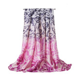 Women Fashion Ladies Head Wrap High Quality Luxury Square Scarves Custom Silk Neck Scarf