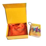 Luxury magnetic closure tarot cards box with Velvet bag