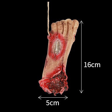 Scary Haunted House Foot Halloween Body Part Fake Arms And Hands