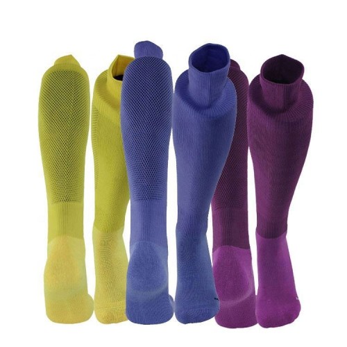 Fashion yellow unisex compression sock cycling sport socks high quality high tube socks
