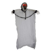 High Quality Led Light Halloween Creepy Hanging Plastic Skeleton Outdoor Halloween Huge Prop