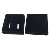 luxury black velvet gift box for wedding  invitation