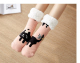 Autumn And Winter Fuzzy Thickening Women Socks Velvet Floor  Adult Home Slippers Socks Warm Sleeping Socks