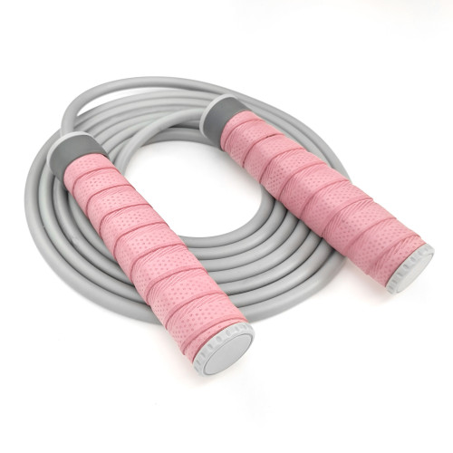 Custom Adjustable Fitness Jump Rope With logo Gym Handle High Speed PVC Skipping Rope