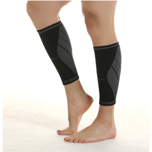 Custom logo 3D knitting Sports Protective Calf Brace Leg Compression