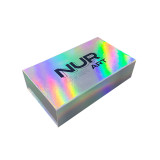Custom Printed High Quality Luxury Book Shaped Magnet Cardboard Gold Wig Hair Product Packaging Boxes