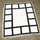 Custom Super Quality Outdoor Oversized Hooded Mink Sherpa Baby Sublimation Blanket
