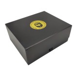 Custom Logo  Larger cardboard folding hat box packaging with magnetic closure