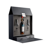 Custom Logo Luxury Cardboard Magnetic Closure Gift Wine Bottle Whiskey Packaging Macallan Box