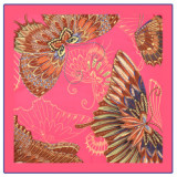 Custom Potala Pilgrimage Nation Style Twill New Ladies Silk Pattern Square Scarf