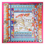 Custom Potala Pilgrimage Nation Style Twill New Ladies Silk Pattern Square Scarf