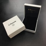 New Custom Size Sleeve Embossing Brand Cover White Plastic Jewelry Box