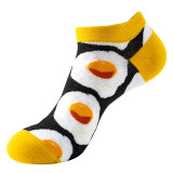 Unisex Man Kurze Hiphop Funny Novelty It Vintage Women Custom Made 100% Cotton Indoor Outdoor Colorful  Happy Socks