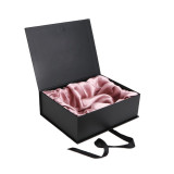 Luxury black paper gift box packaging custom paper gift box