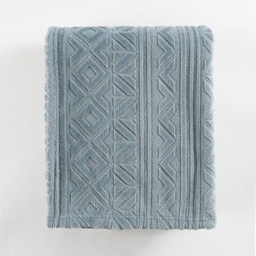 Coral Fleece Embossed Blanket Wholesale Custom Luxury Travel Throw Blankets