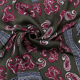 Fashionable Professional Male Female New Korean Silk Cashew Small Floral Square Scarf Ladies