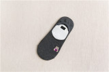 2021 Spring Summer Women Socks Solid Color Cartoon Embroidery Fashion Wild Shallow Mouth Invisible Socks Felmen Slipper Socks