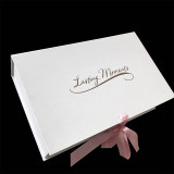 Wholesale flip top folding packaging closure magnetic large size gift box