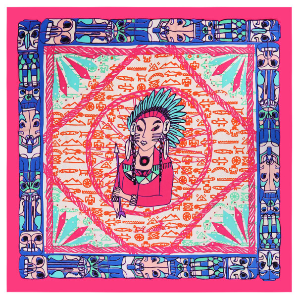 New Indian printed silk satin shawl ladies decorative large muslin square scarf