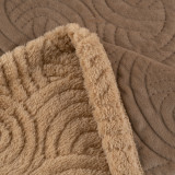3D Embossed Coral Fleece Soft Blanket Wholesale Price Luxury Custom Flannel Blanket