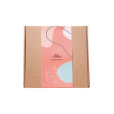 Rigid Corrugated Paper Clothing Packaging Small Mailers White Shipping Boxes With Custom Logo