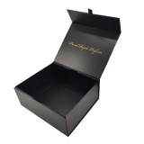 Custom Logo  Larger cardboard folding hat box packaging with magnetic closure