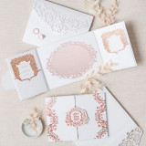 Custom wedding paper board box wedding invitations box wholesale