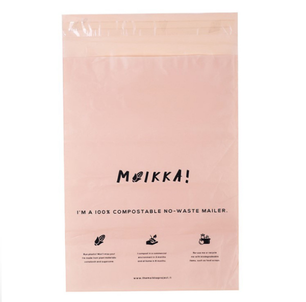 100% biodegradable Compostable corn starch poly mailing bags courier bags shipping packaging mailer