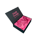 Luxury Custom Logo Cardboard Paper Clothing Swimwear Dress Pants Wigs Packaging Box Gift Box with Satin